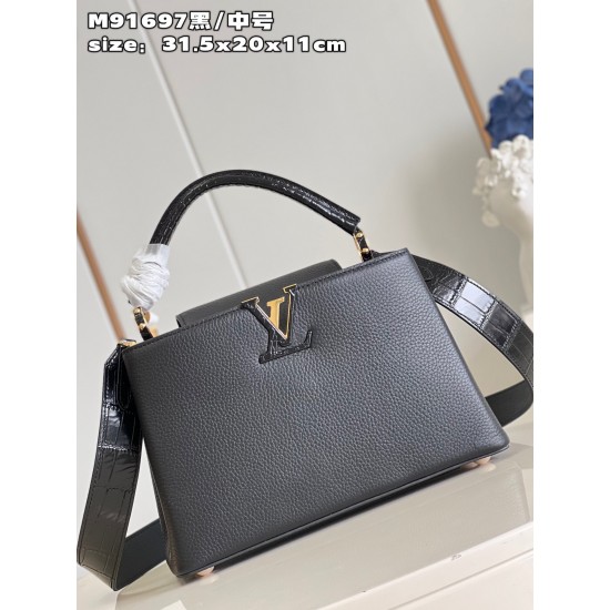 M916987Capucines MM Handbagsize：31.5x20x11cm
