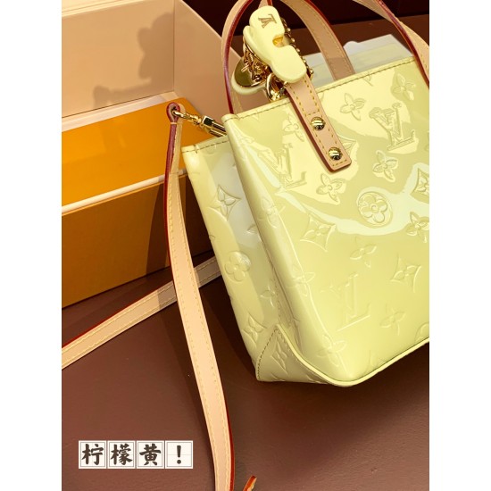 M24028 READE Small Handbag in Lemon Yellow