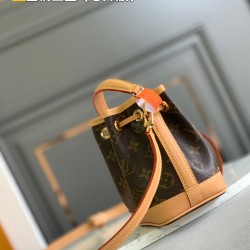 【M81266 Nano Noé Bucket Bag:13x16x10CM