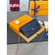 M64064 Pochette Flicie Chain Bag Navy Blue