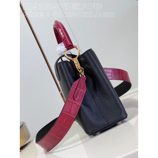  M91697Capucines MM size：31.5x20x11cm