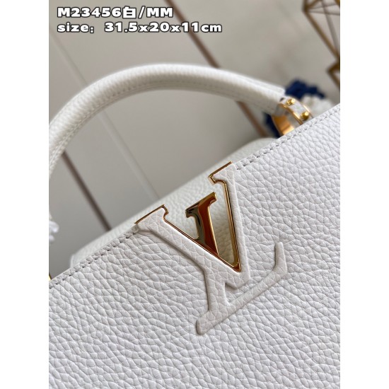  M23456Capucines MM Handbagsize：31.5x20x11cm