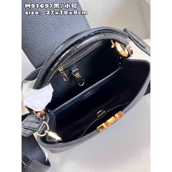 M91697Capucines BB Handbag  size：27x18x9cm