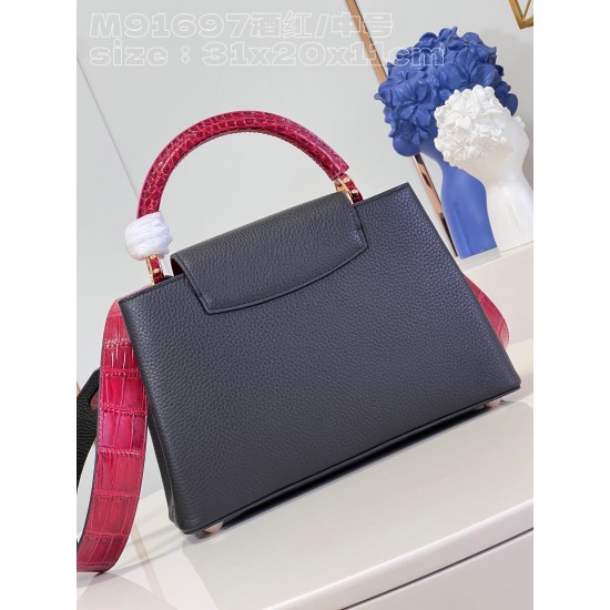  M91697Capucines MM size：31.5x20x11cm