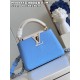 M48865 Blue with White Mini Capucines Mini Handbagsize：27x18x9cm 