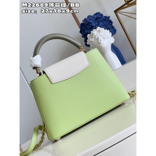 M22916 Capucines BB Handbagsize：27x18x9cm