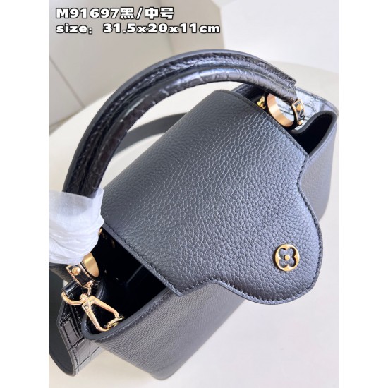 M916987Capucines MM Handbagsize：31.5x20x11cm
