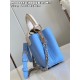 M48865 Blue with White Mini Capucines Mini Handbagsize：27x18x9cm 