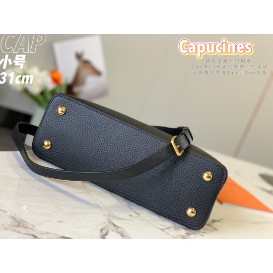  M54663CAPUCINES Medium Handbag:31cmx21x11cm