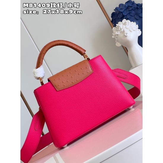  M81409Capucines BB Handbagsize:27 x 18 x 9cm