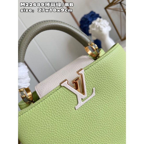 M22916 Capucines BB Handbagsize：27x18x9cm