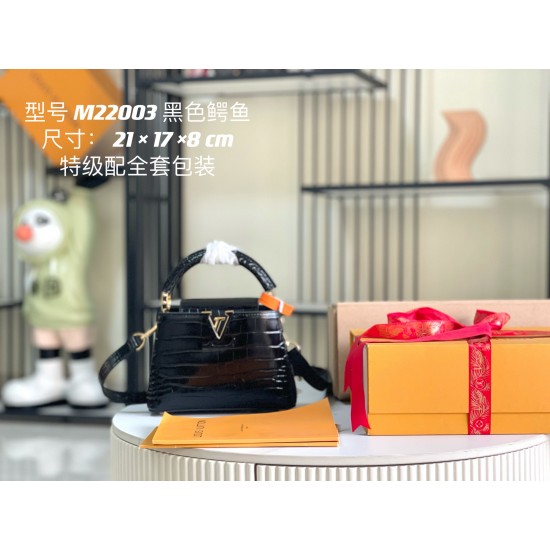 M22003 N93429Capucines Mini Handbag21x14x8
