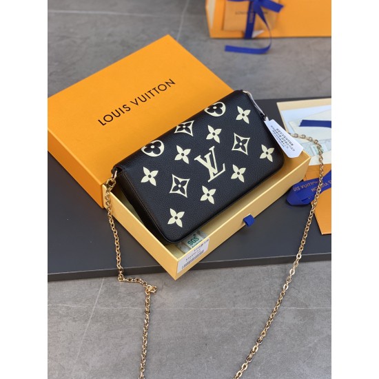 M69977 Black Pochette Flicie Chain Bag