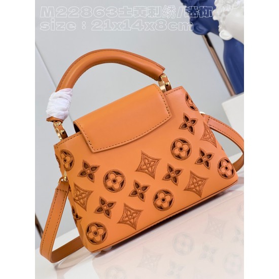 M22863 Capucines mini handbagsize：21x14x8cm