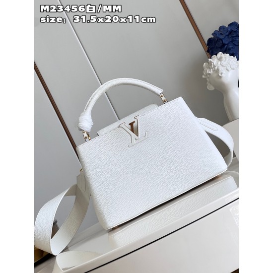  M23456Capucines MM Handbagsize：31.5x20x11cm