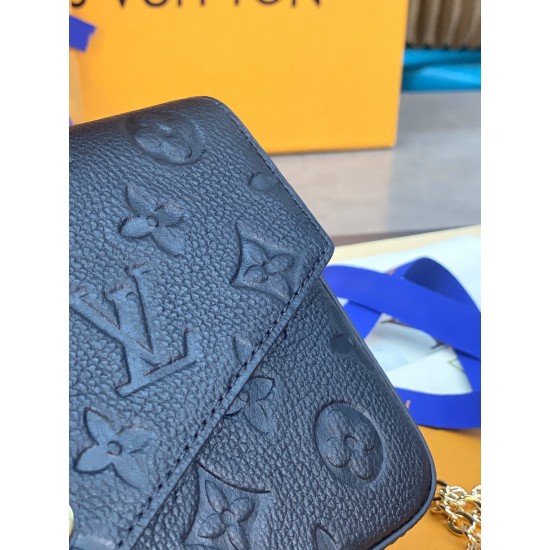 M64064 Black Pochette Flicie Chain Bag
