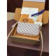 N41207 N41207 White Grid Mahjong Bag：21 x 13 x 3 cm。