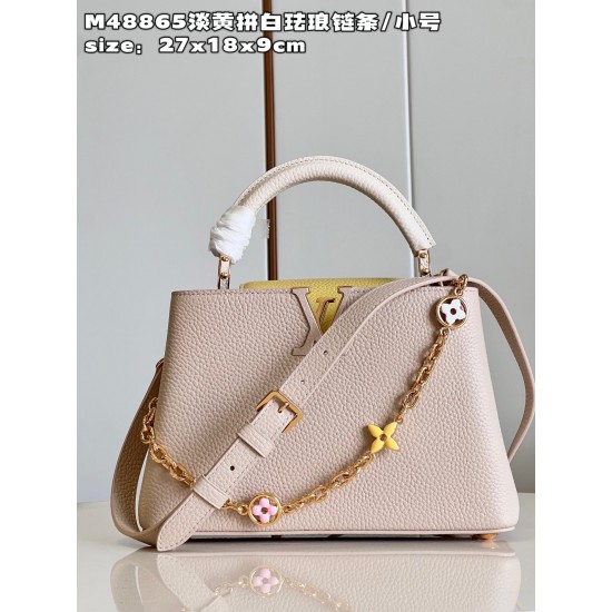 M48865Capucines Small Handbagsize：27x18x9cm