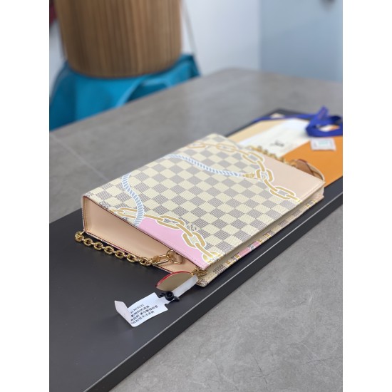 N40469TOILETRY POUCH ON CHAIN Handbag
