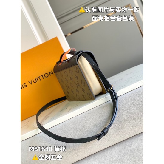 LV BOOK CHAIN WALLET Handbag M81830:20x14x4CM