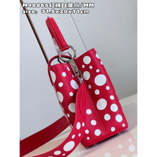  M48865V x YK Capucines bagsize：31.5x20x11cm