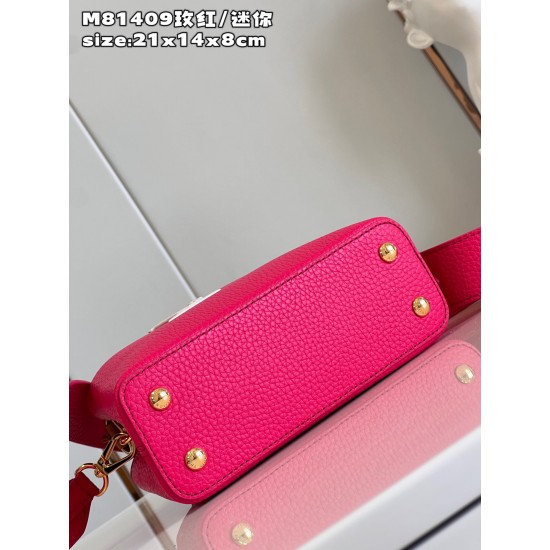  M81409Capucines mini handbagsize:21x14x8cm