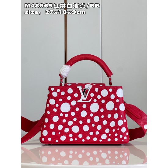  M48865LV x YK Capucines bagsize：27x18x9cm