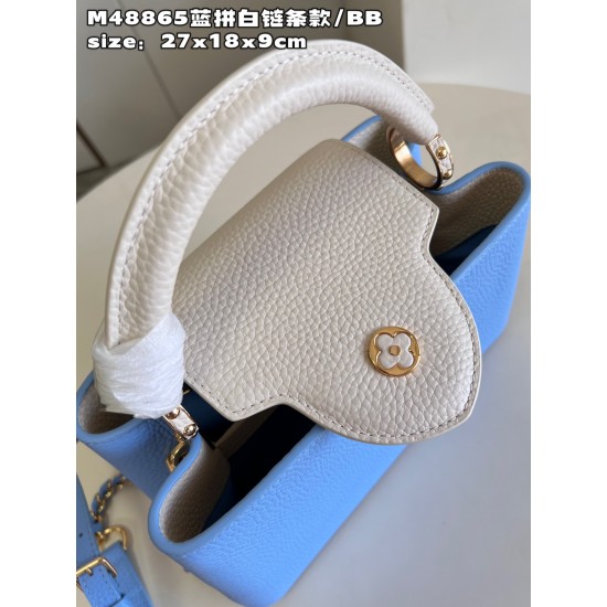 M48865Capucines BB Handbagsize：27x18x9cm 
