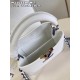 M22055 White Mini Capucines Mini Handbagssize：21x14x8cm