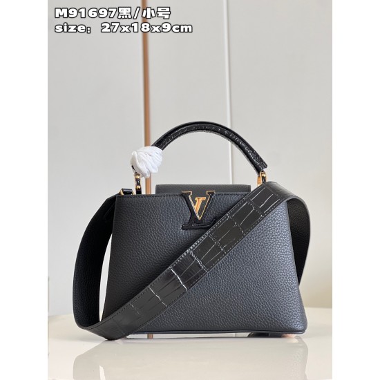 M91697Capucines BB Handbag  size：27x18x9cm