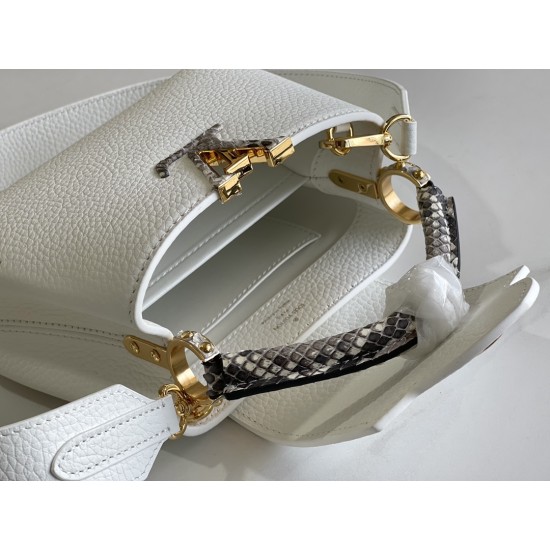 M98477Capucines Mini Handbag:21*14*8cm