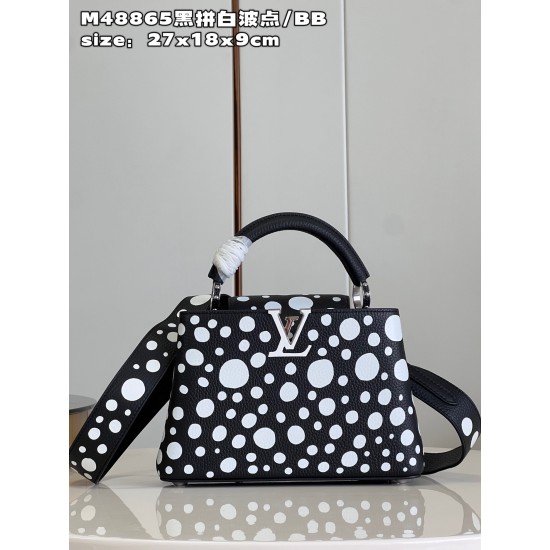 M48865 LV x YK Capucines BBsize：27x18x9cm