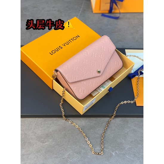 M64064 Pink Pochette Flicie Chain Bag