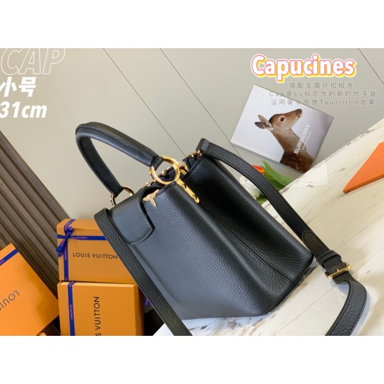  M54663CAPUCINES Medium Handbag:31cmx21x11cm