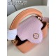 M22206 Brown Yellow Capucines Mini Handbag size:21x14x8 cm