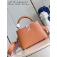  M22206 Brown Yellow Small Capucines BB Handbagsize：27x18x9cm