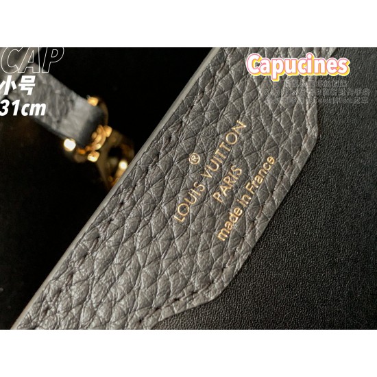  M54663CAPUCINES Medium Handbag:31cmx21x11cm