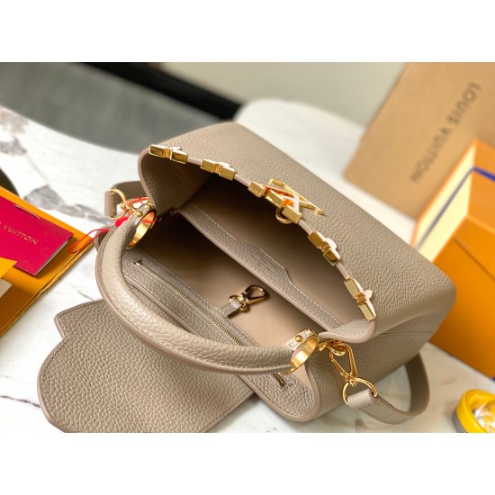 M23331Capucines Flower Crown HandbagSize：27 * 18 * 9Cm