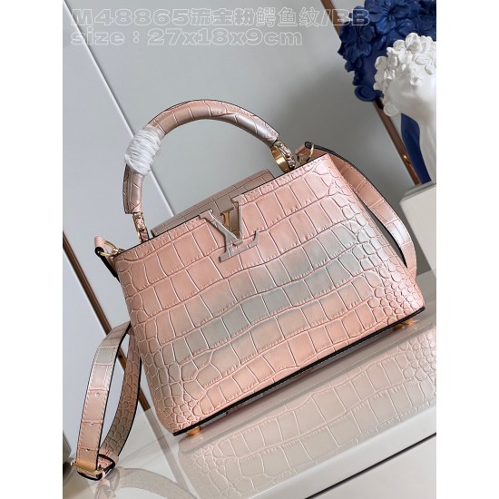  M48865Capucines  handbagsize：27x18x9cm