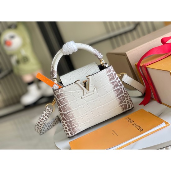 M22002 N98156Capucines BB Handbag21x14x8