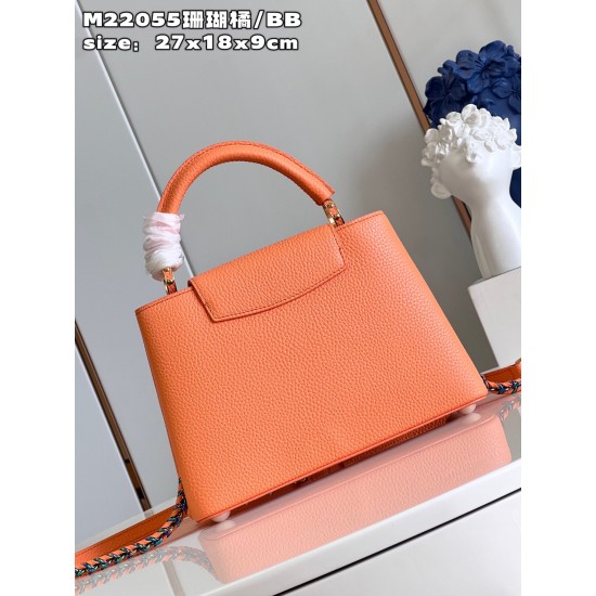 Capucines BB HandbagM22055size：27x18x9cm 