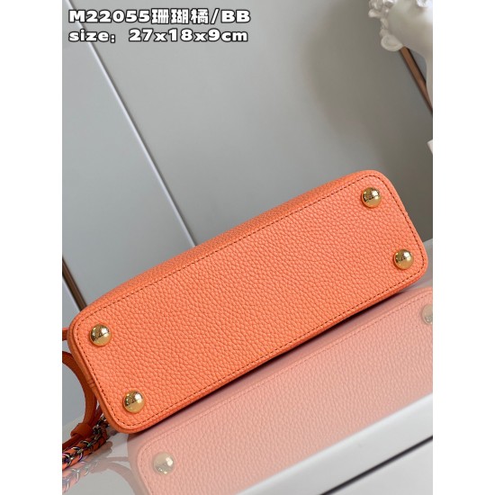 Capucines BB HandbagM22055size：27x18x9cm 