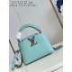 M22055 Green Capucines Mini Capucines Mini handbag。size：21x14x8cm