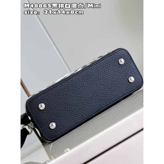M48865 LV x YK Capucines minisize：21x14x8cm