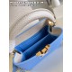 M48865 Blue with White Mini Capucines Mini Handbagsize：27x18x9cm 