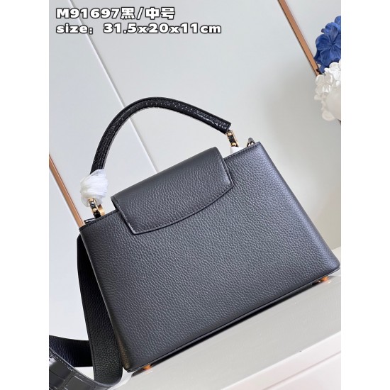 M916987Capucines MM Handbagsize：31.5x20x11cm