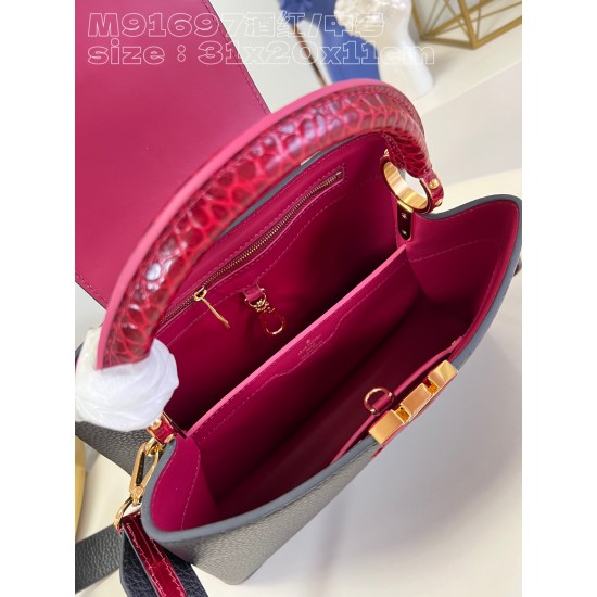  M91697Capucines MM size：31.5x20x11cm