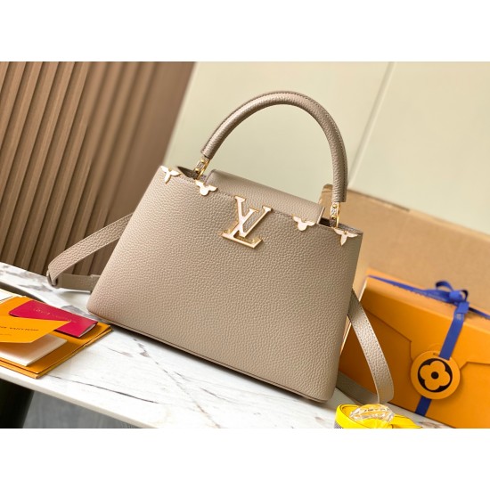  M23332Capucines Flower Crown HandbagSize：31.5 * 20 * 11Cm
