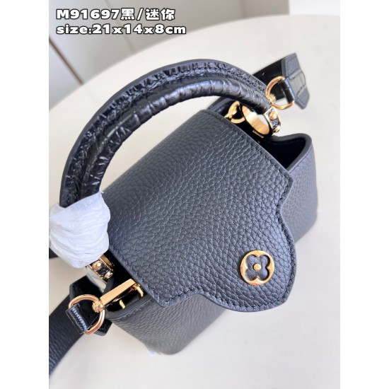  M91697Capucines Mini Handbagsize:21x14x8 cm