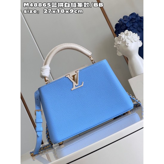 M48865Capucines BB Handbagsize：27x18x9cm 